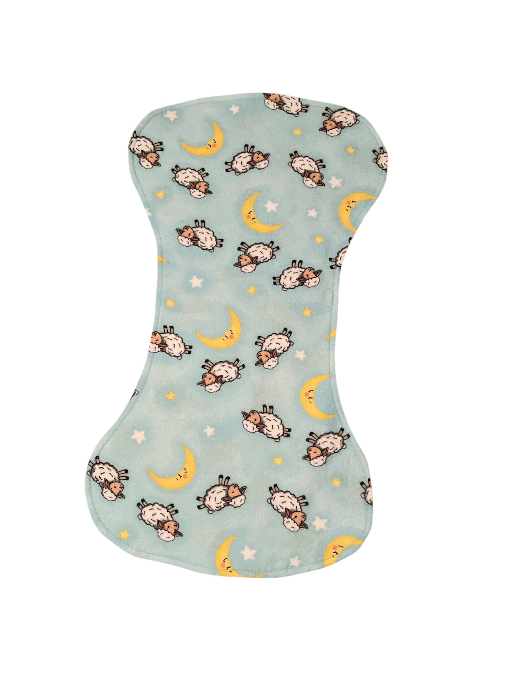 Reversible Contour Baby Burp Cloth