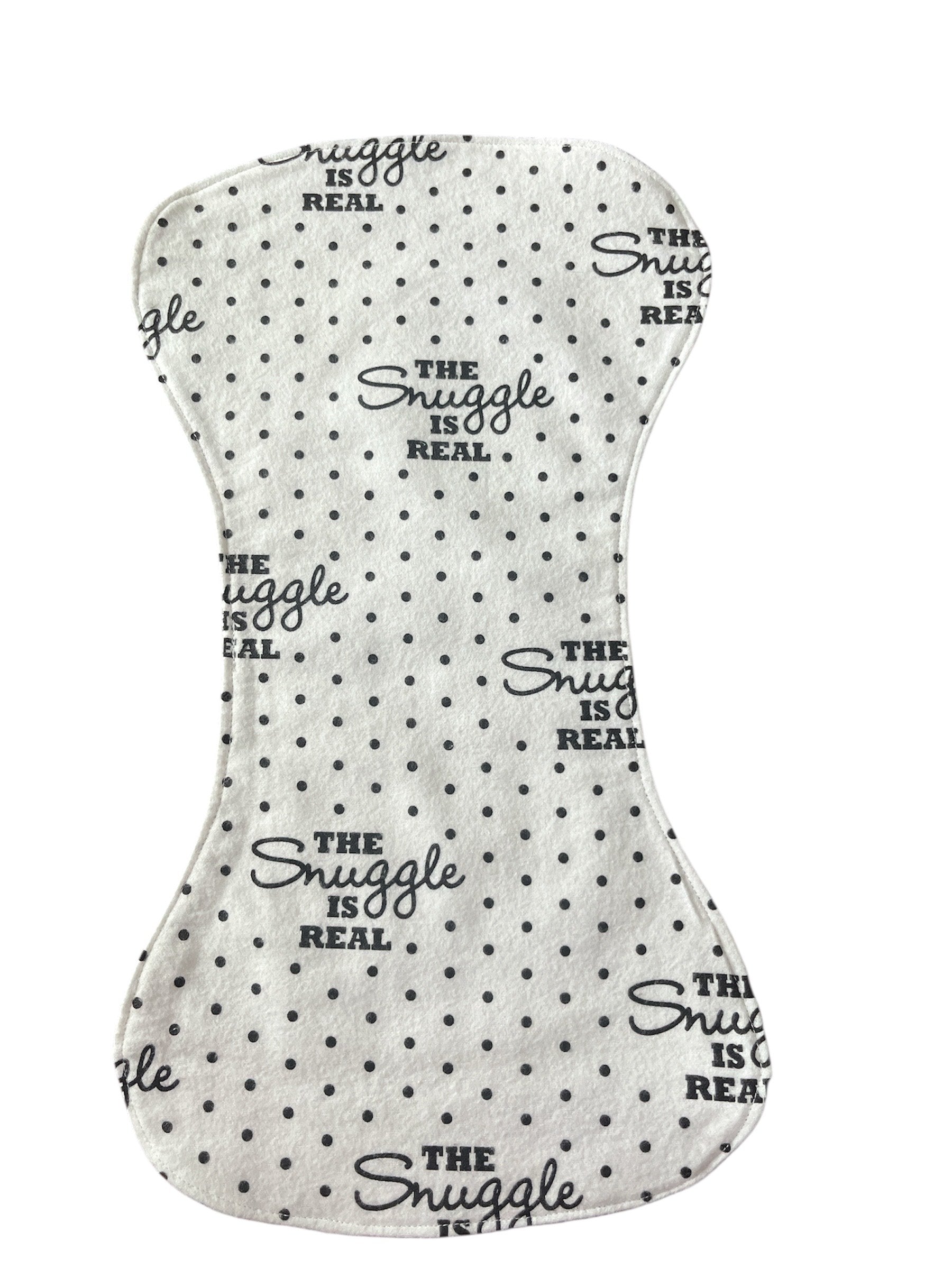 Reversible Contour Baby Burp Cloth