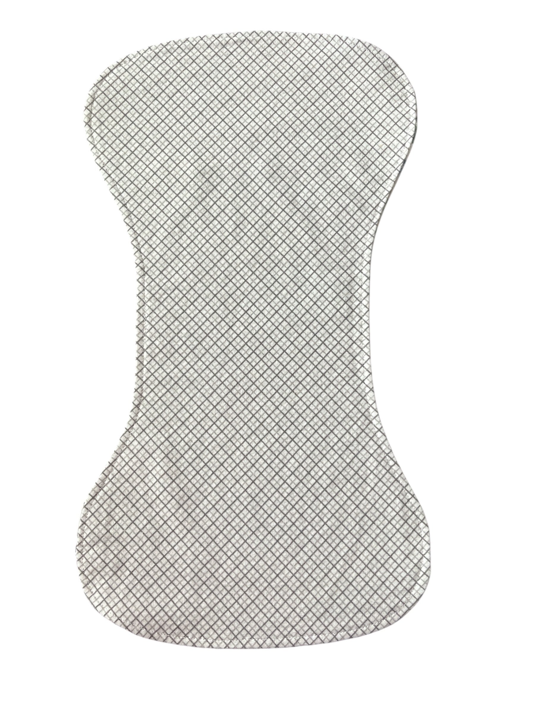 Reversible Contour Baby Burp Cloth