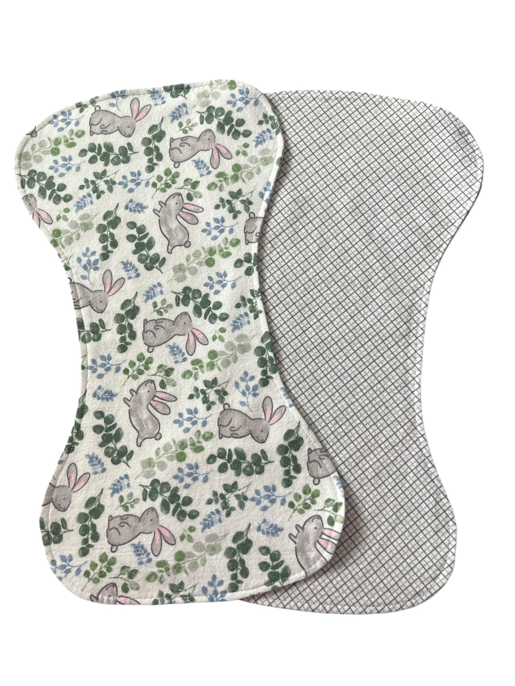 Reversible Contour Baby Burp Cloth