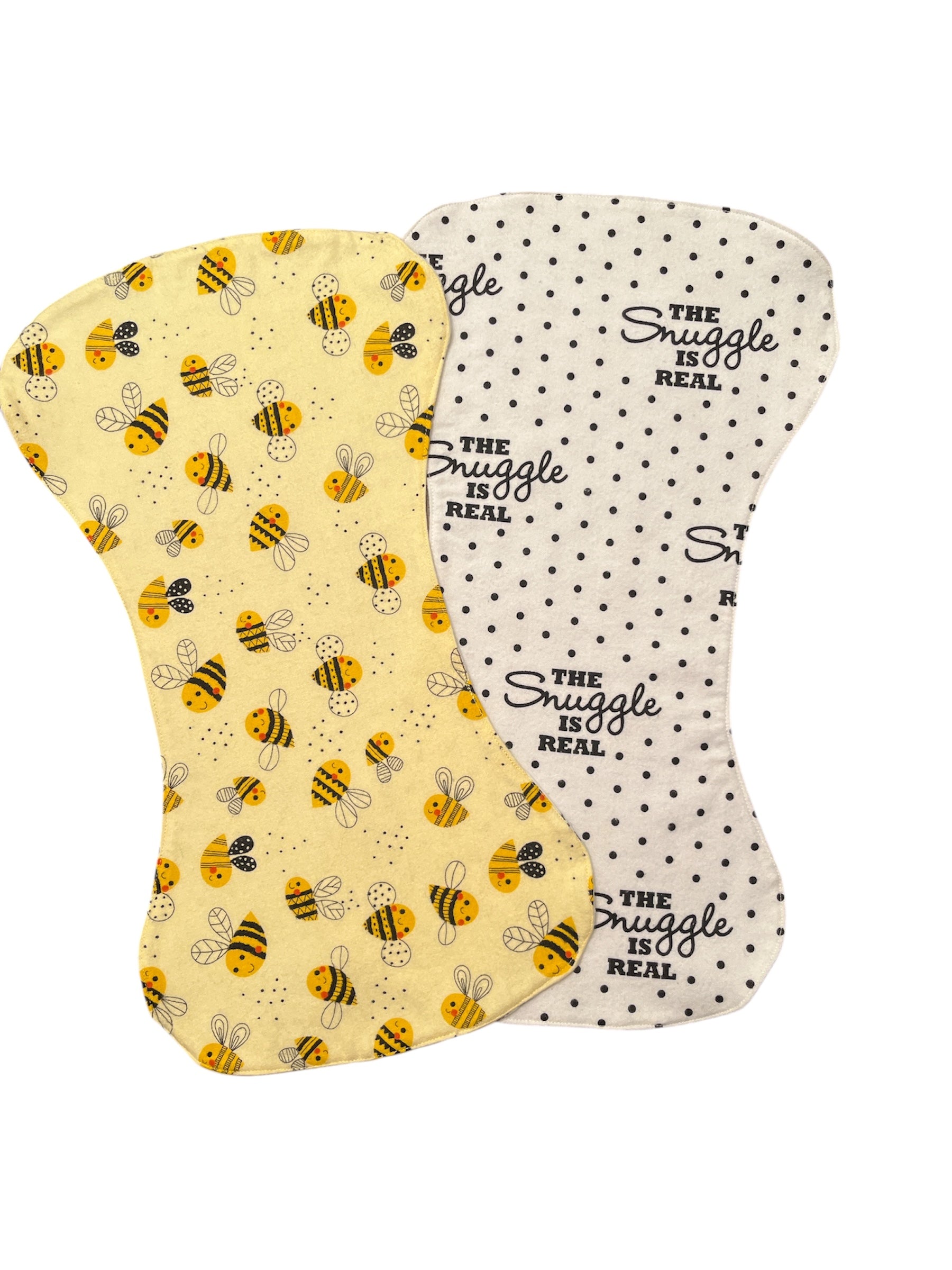 Reversible Contour Baby Burp Cloth