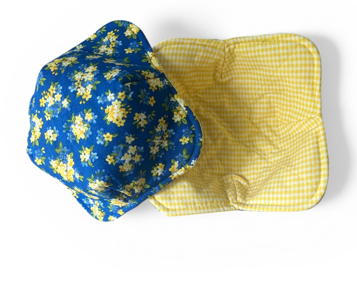 Reversible Bowl Cozy- Blue Floral