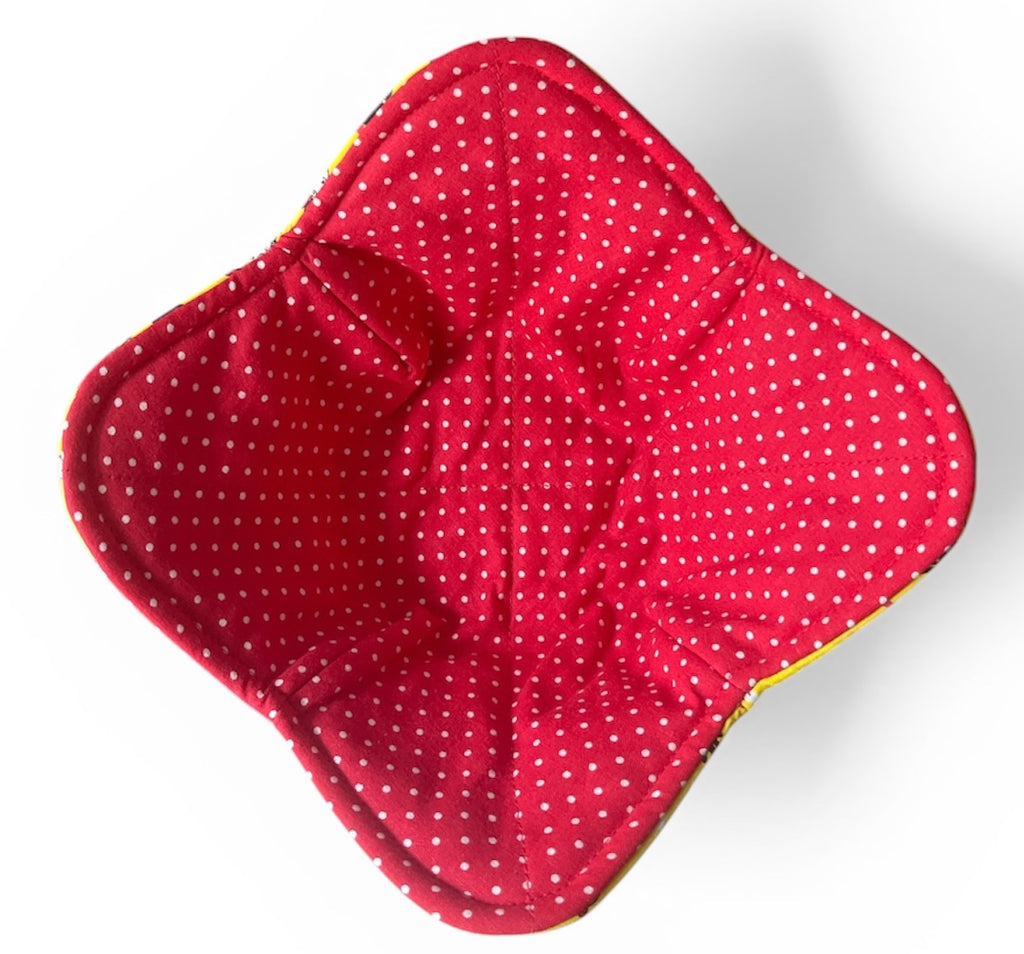 Reversible Bowl Cozy- Chickens