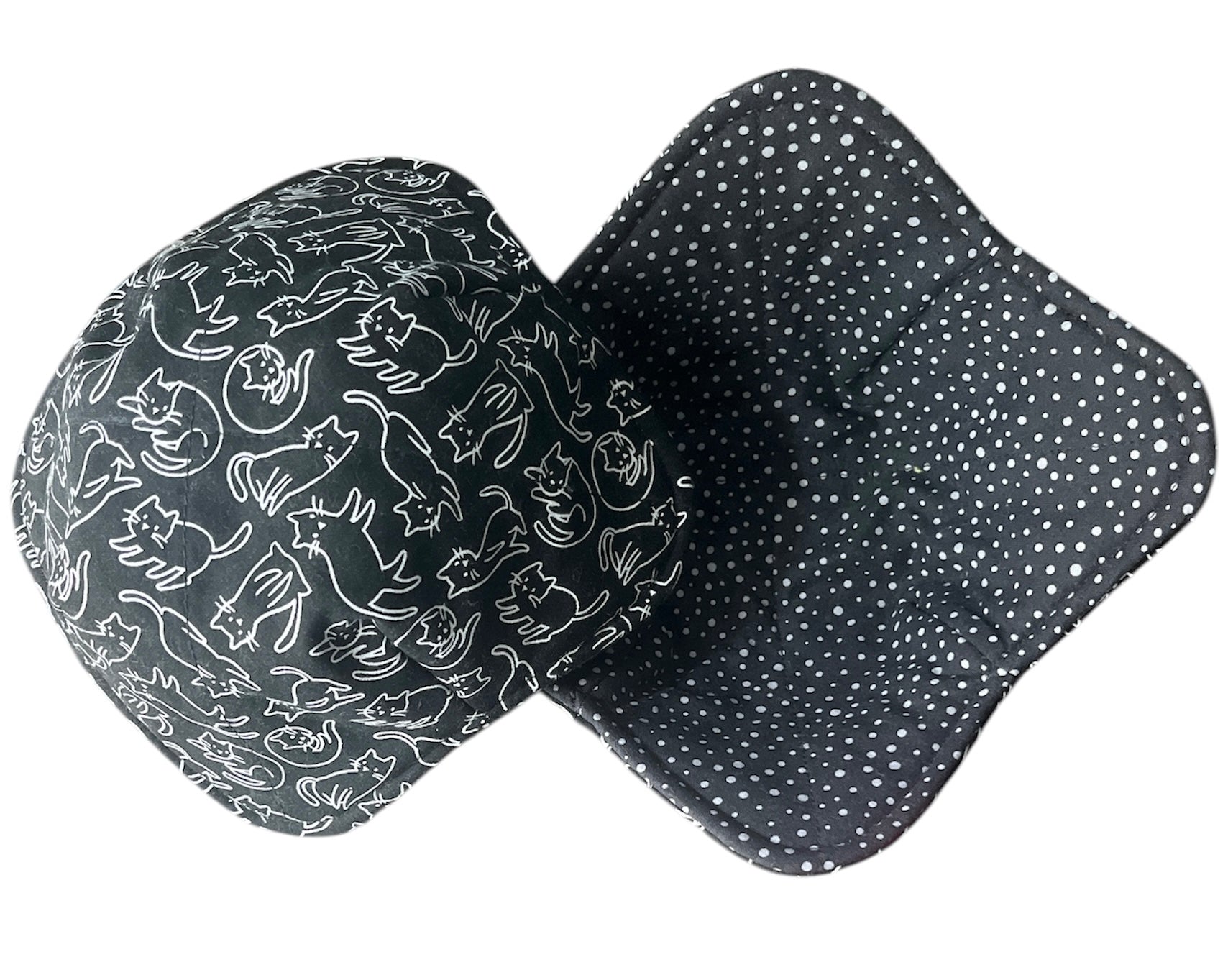 Reversible Bowl Cozy- Black Cats