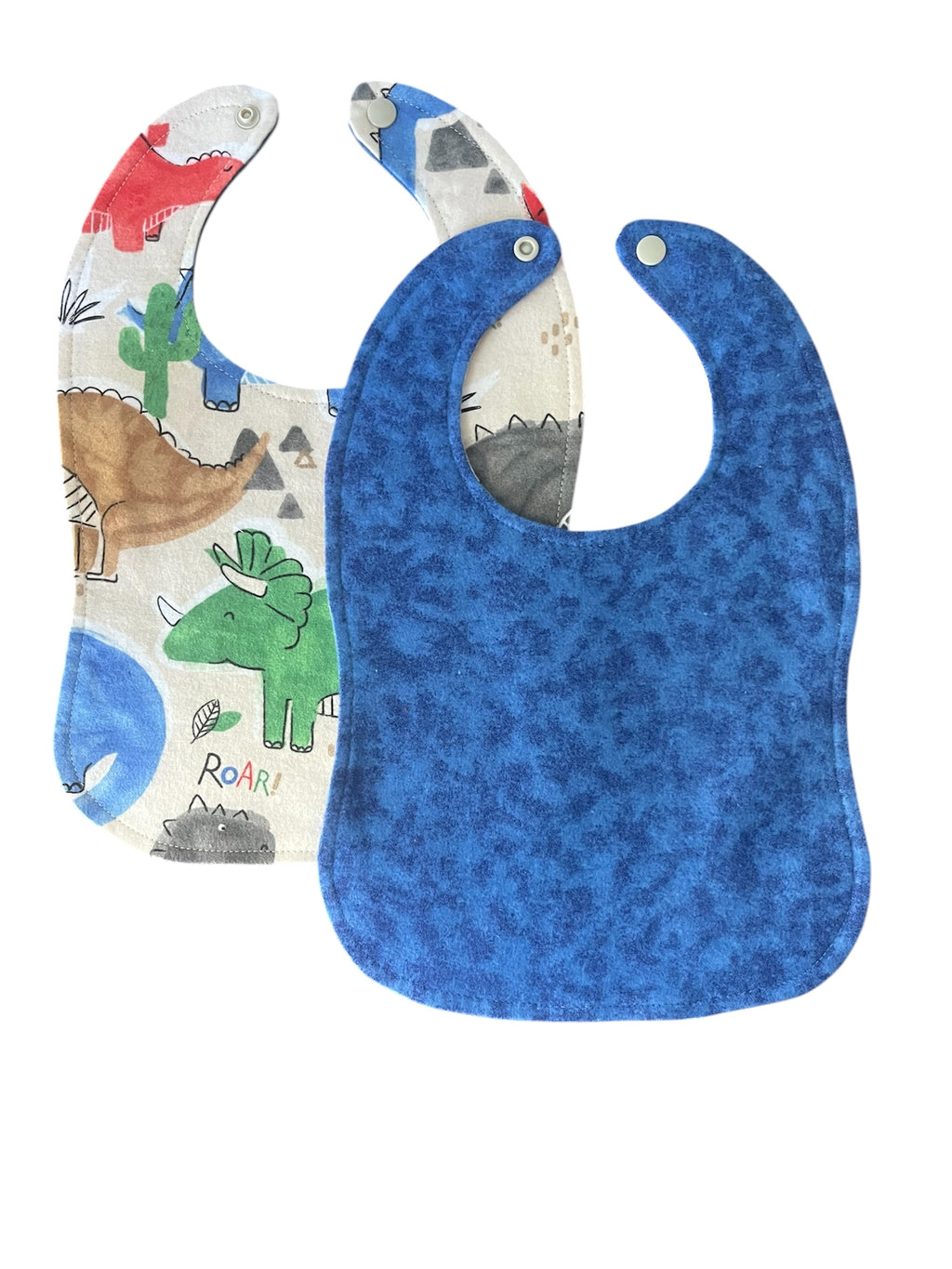 Reversible Baby Bib-Dinosaurs