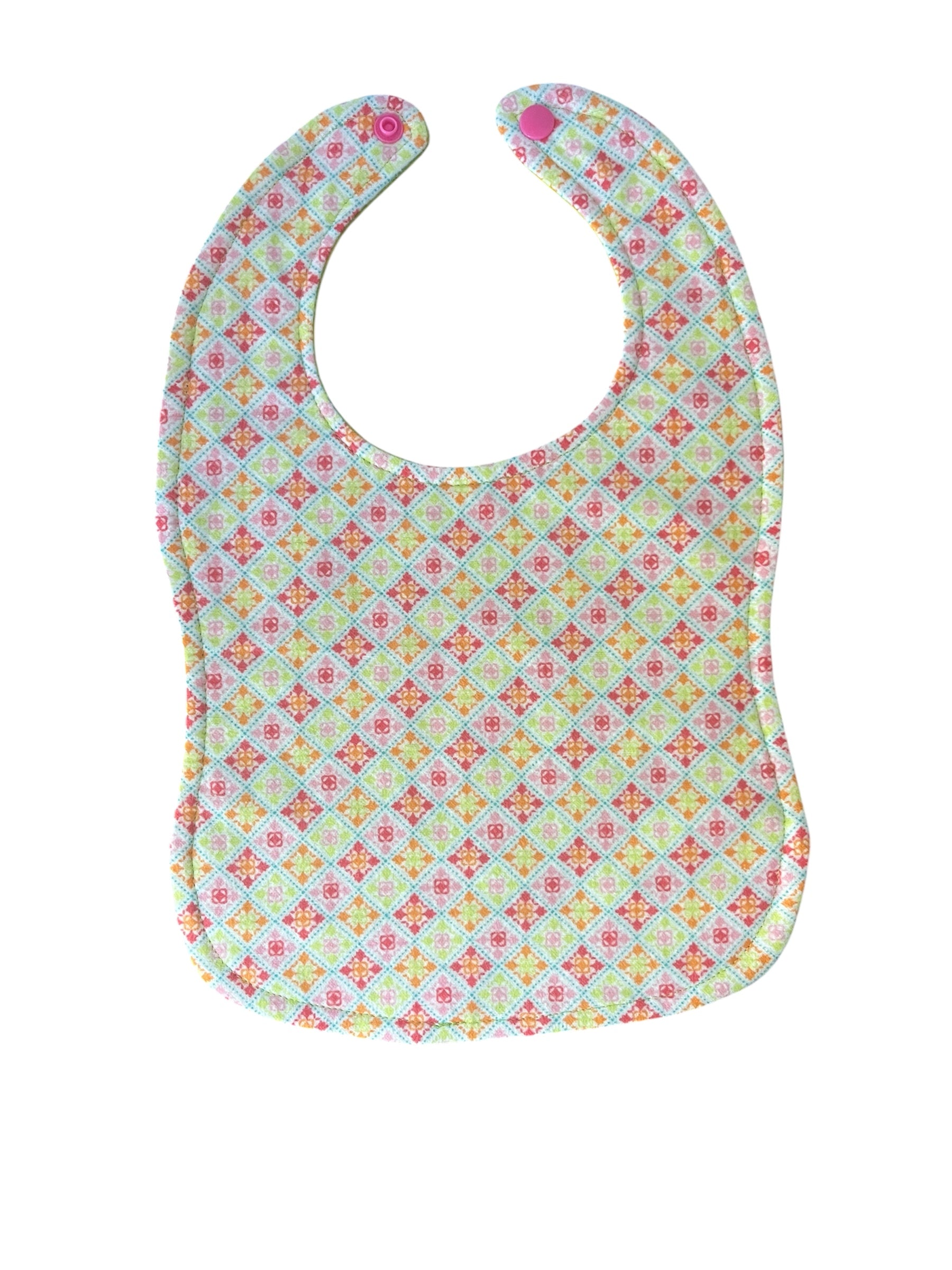 Reversible Baby Bib- ABC Elephant