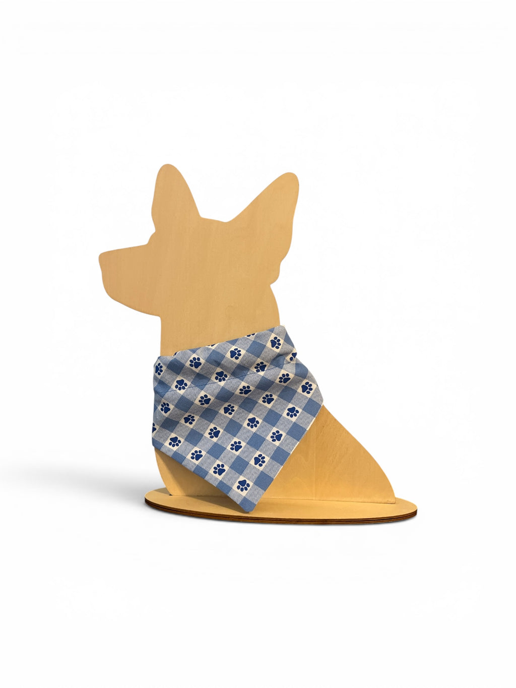 Over The Collar Dog Bandana, SMALL, Puppy Paws