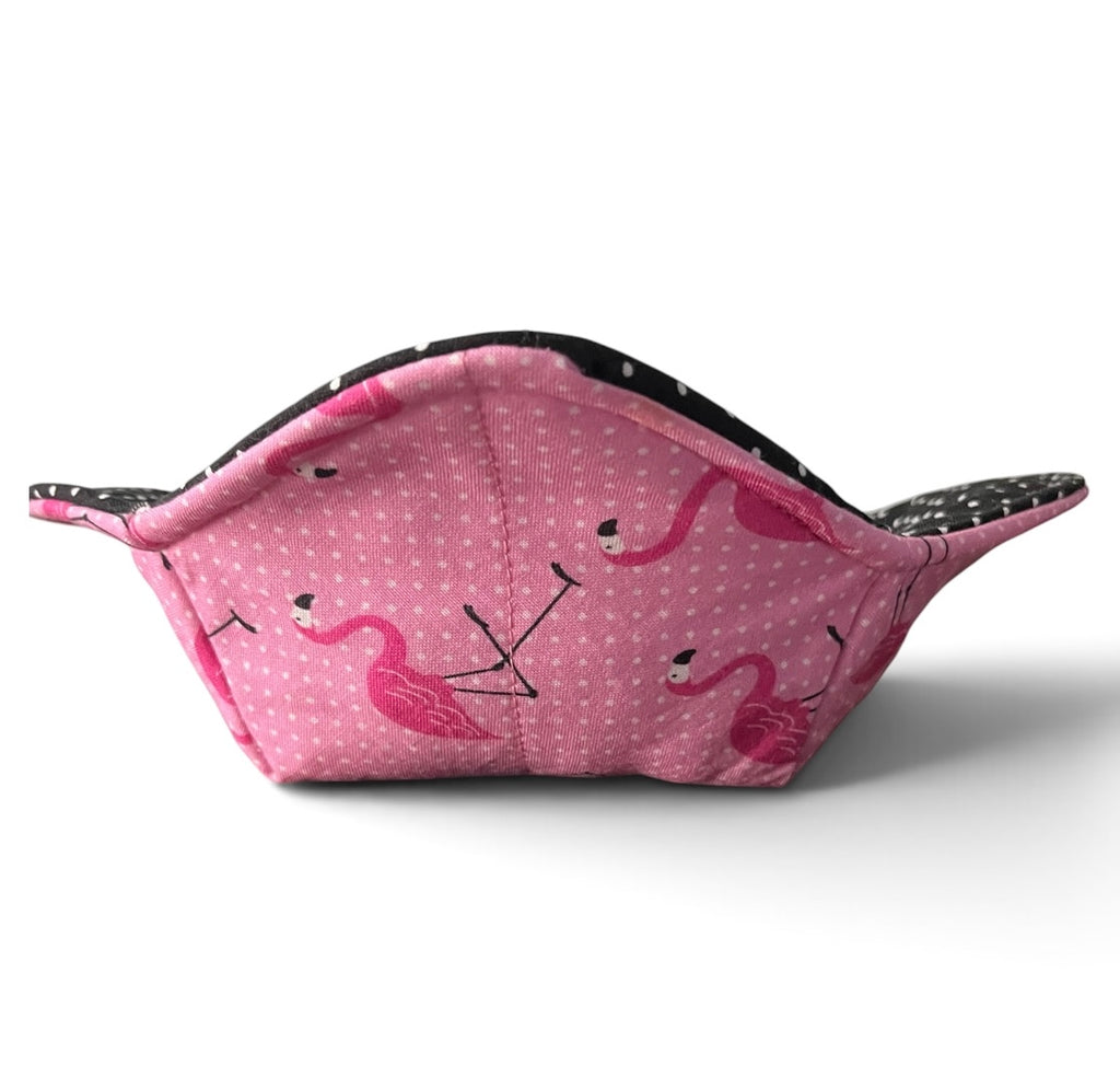 Reversible Bowl Cozy- Flamingos