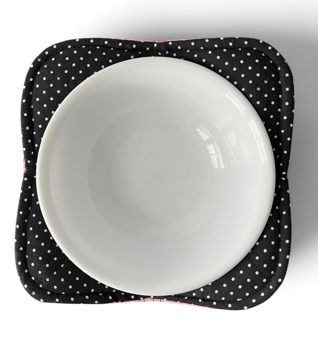 Reversible Bowl Cozy- Flamingos