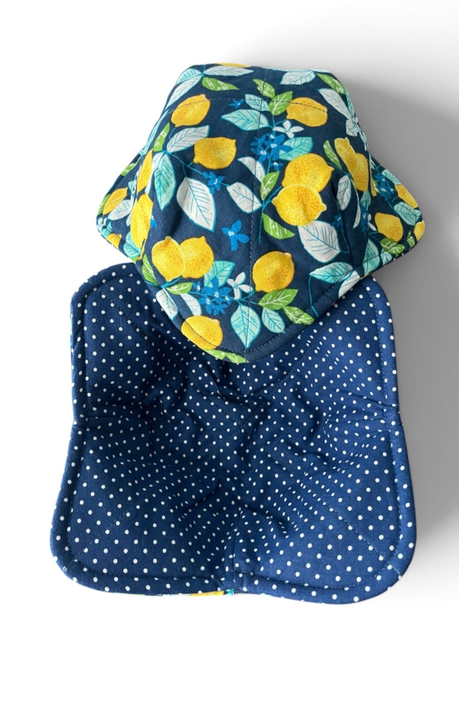 Reversible Bowl Cozy-Lemons/Flowers