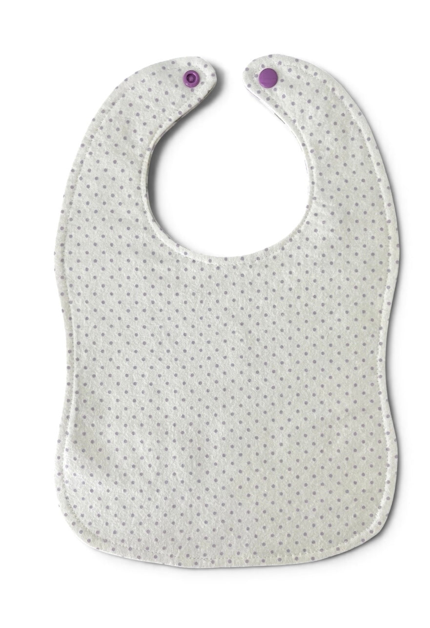 Reversible Baby Bib- Hearts