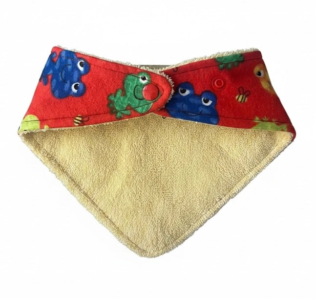 Dribble Bib- Red Frogs