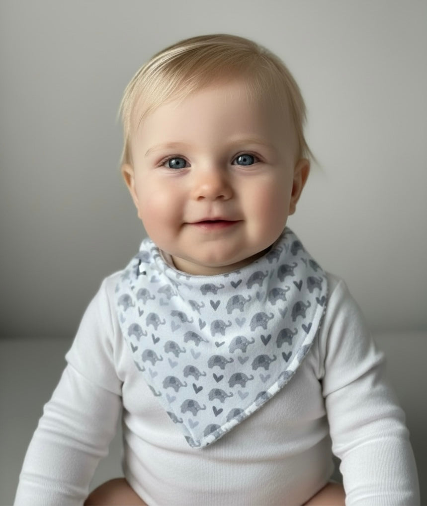 Dribble Bib- Elephants