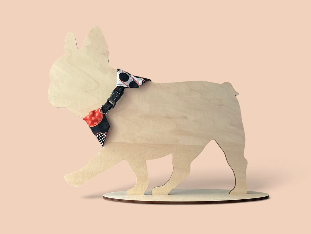 Slide Over The Collar Dog and Cat Bandana, SMALL- Pumpkins