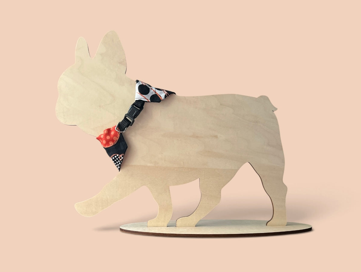 Slide Over The Collar Dog and Cat Bandana, SMALL- Pumpkins